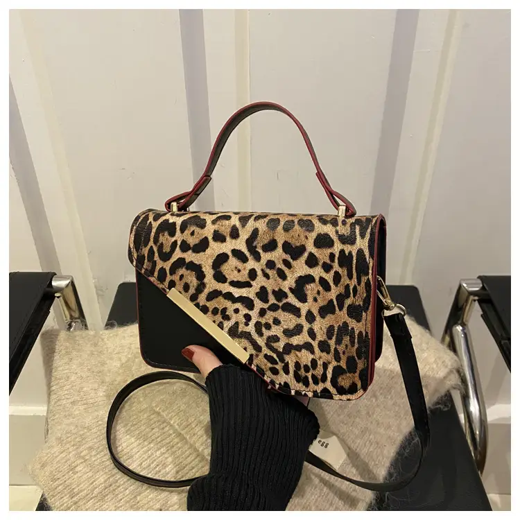 Leopard Print Shoulder Bag Women Casual 2025 Spring - Image 3