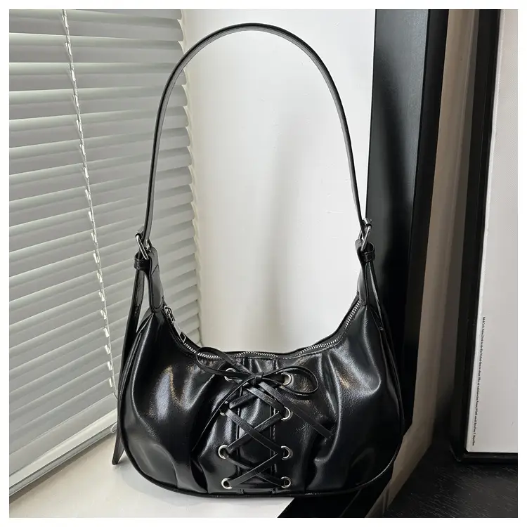 Red Lace-Up Crossbody Bag for Women — feature 16