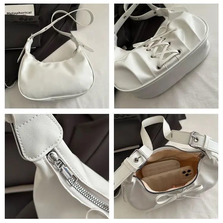 Red Lace-Up Crossbody Bag for Women — feature 9