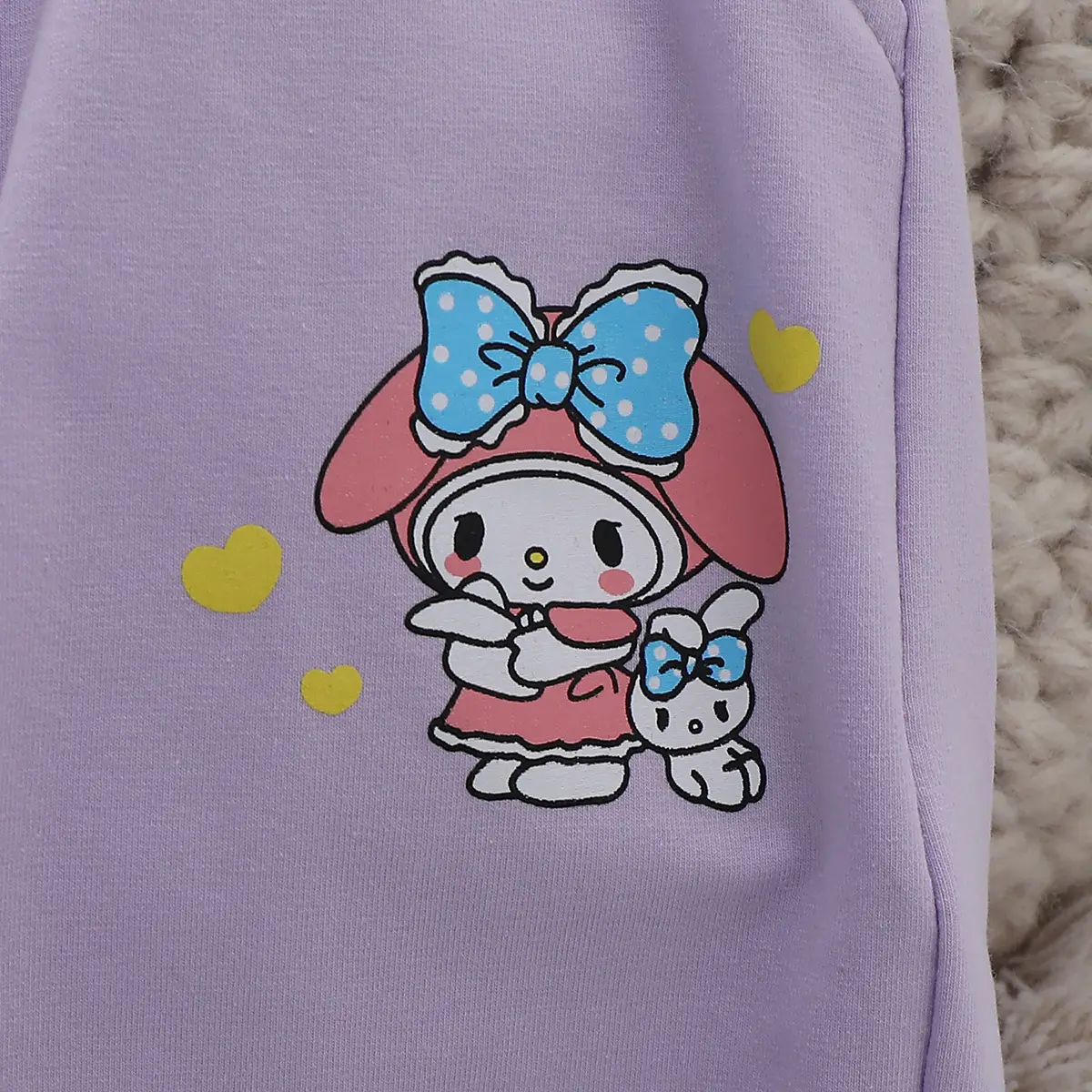 Girls Grey Sweatpants 2025 Summer Casual Ice Porcelain Embroidery - Image 6
