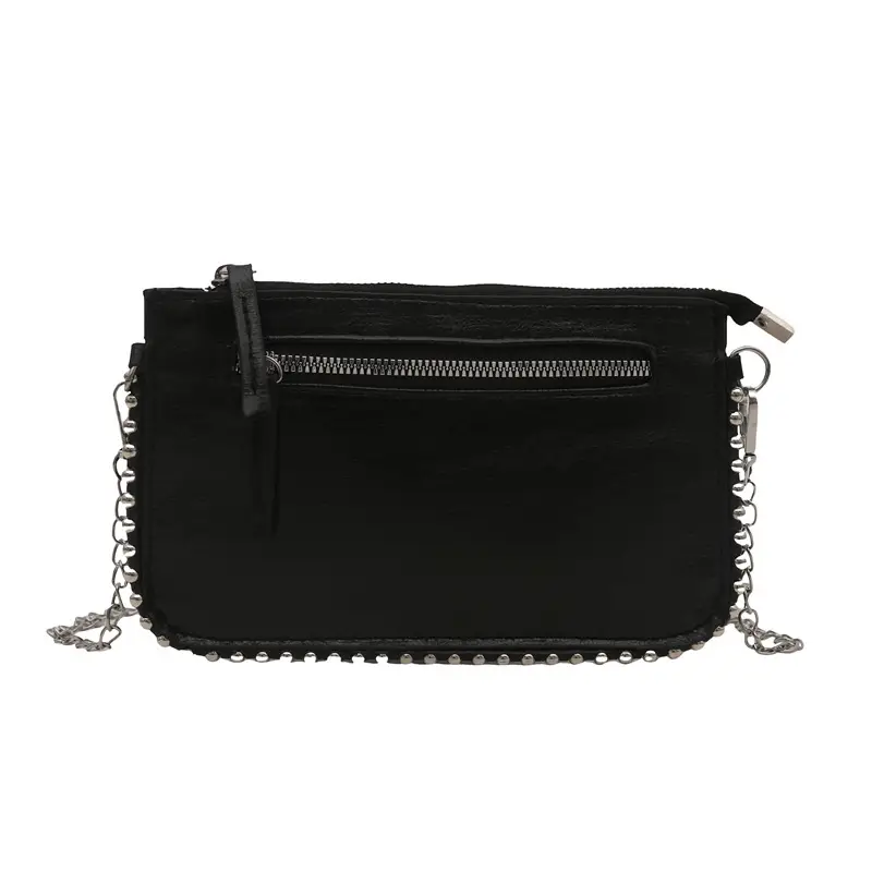 Leopard Print Korean Chain Crossbody Bag for Women