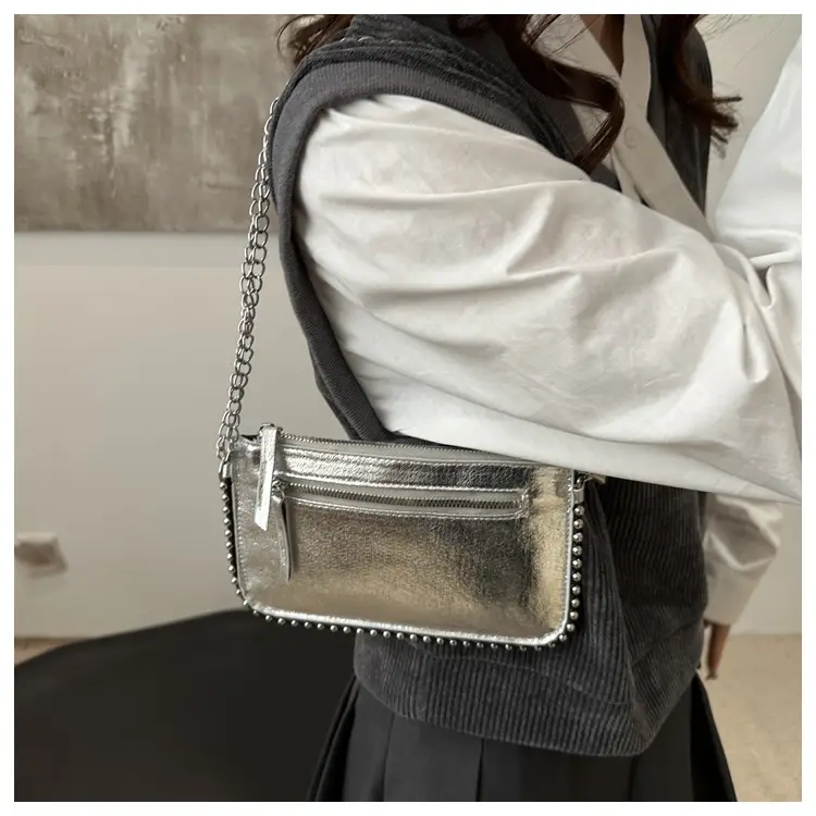 Leopard Print Korean Chain Crossbody Bag for Women — feature 10