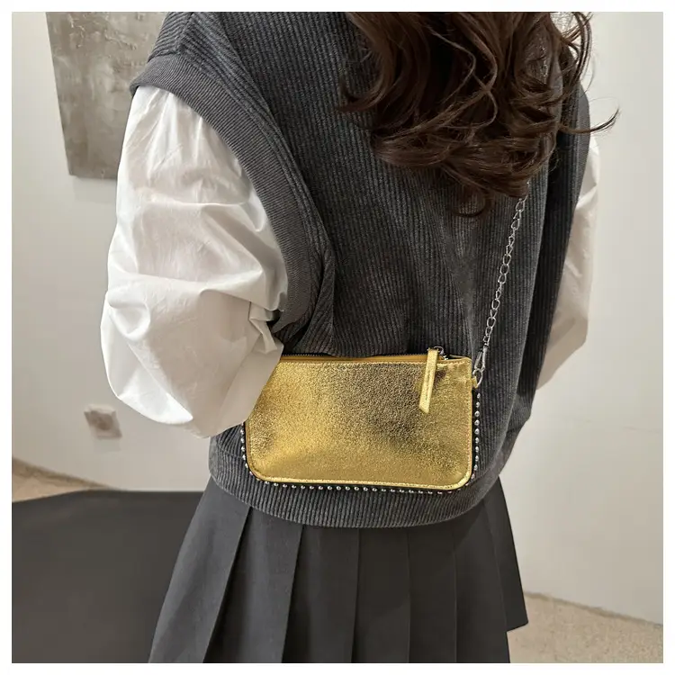 Leopard Print Korean Chain Crossbody Bag for Women — feature 11