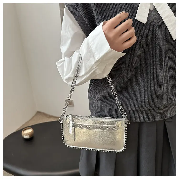 Leopard Print Korean Chain Crossbody Bag for Women — feature 9