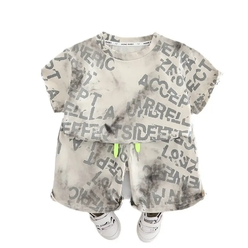 Boys Baby Letter T-Shirt Suit Summer 2025 - Image 5
