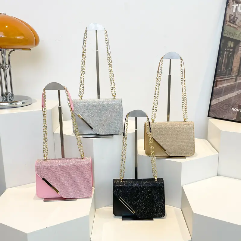 Black Chain Shoulder Bag Women 2025 Spring Summer - Image 8