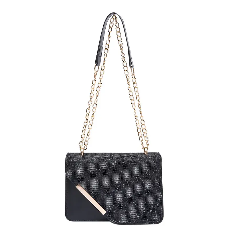 Black Chain Shoulder Bag Women 2025 Spring Summer - Image 9