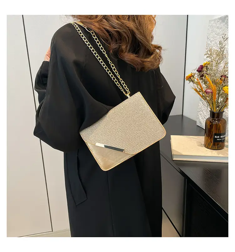 Black Chain Shoulder Bag Women 2025 Spring Summer — feature 10