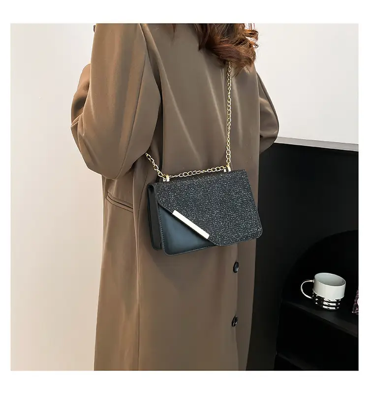 Black Chain Shoulder Bag Women 2025 Spring Summer — feature 15