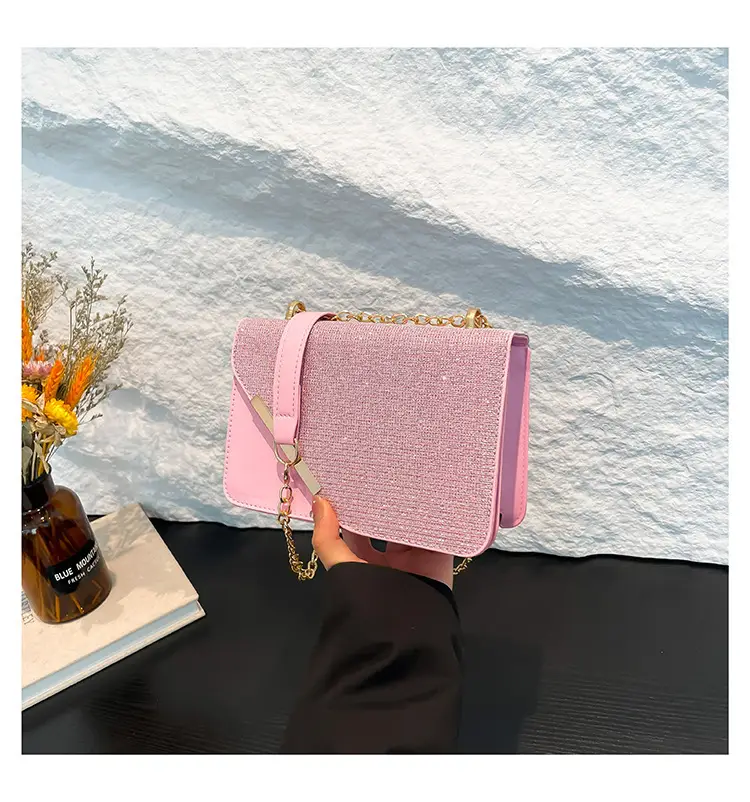 Black Chain Shoulder Bag Women 2025 Spring Summer - Image 4