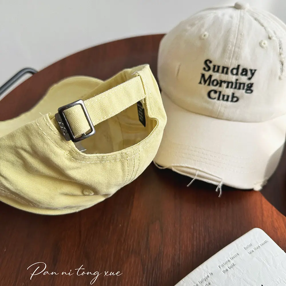 Sunday Morning Club Baseball Cap Red White Black - Image 16