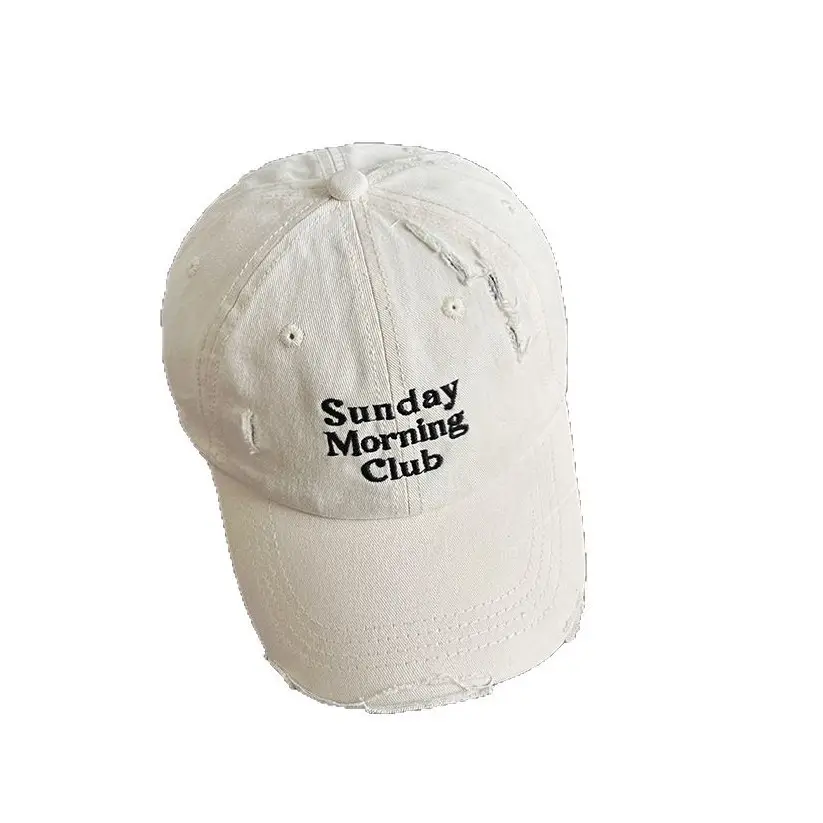 Sunday Morning Club Baseball Cap Red White Black - Image 17