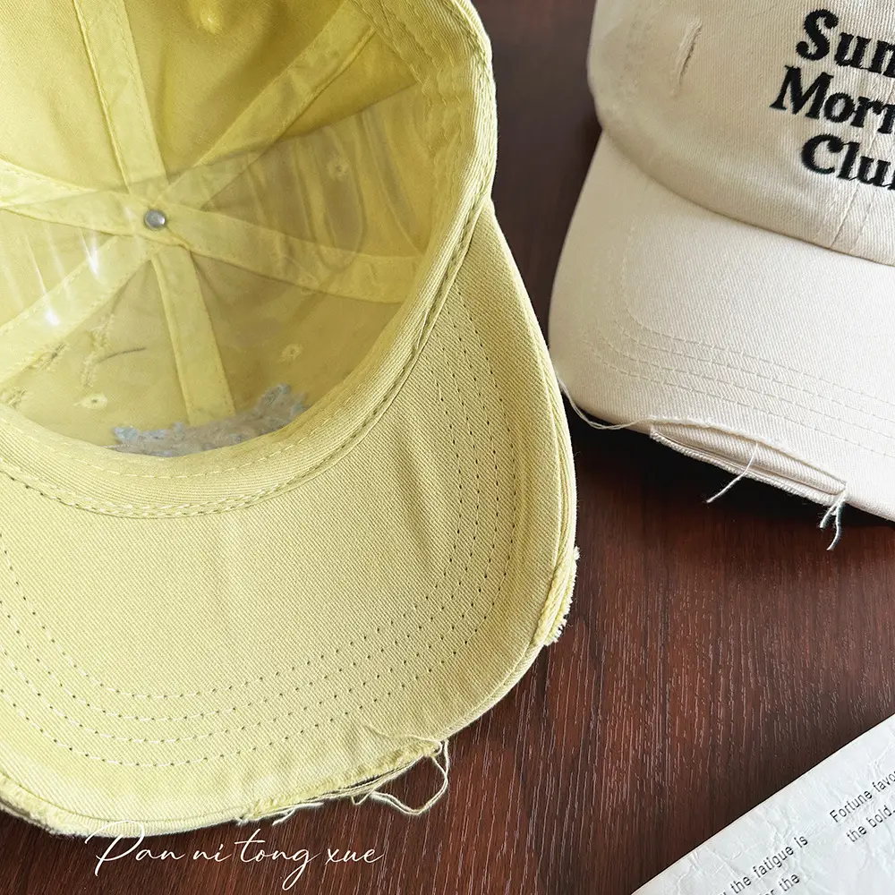 Sunday Morning Club Baseball Cap Red White Black — feature 26