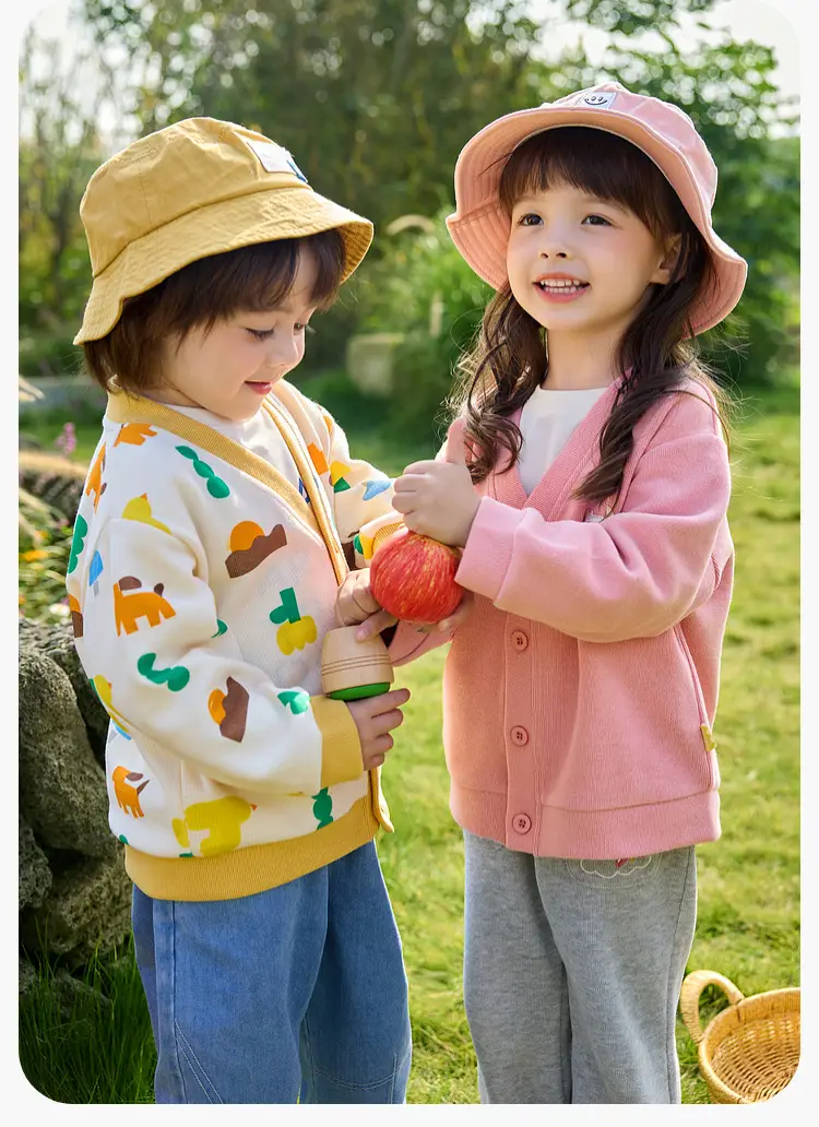 Dudu's Yellow Cardigan for Boys Spring Outfit — feature 15