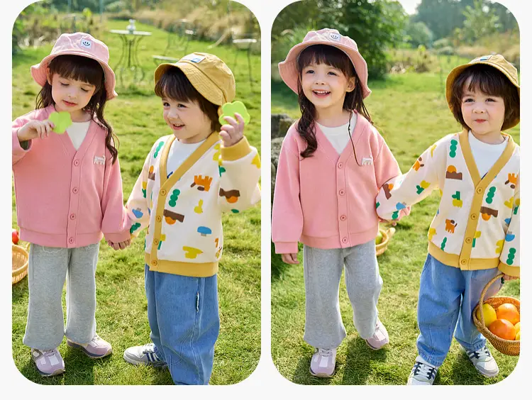Dudu's Yellow Cardigan for Boys Spring Outfit — feature 16