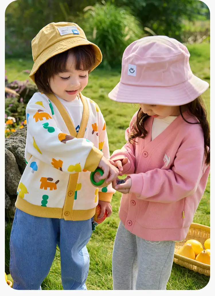 Dudu's Yellow Cardigan for Boys Spring Outfit — feature 17