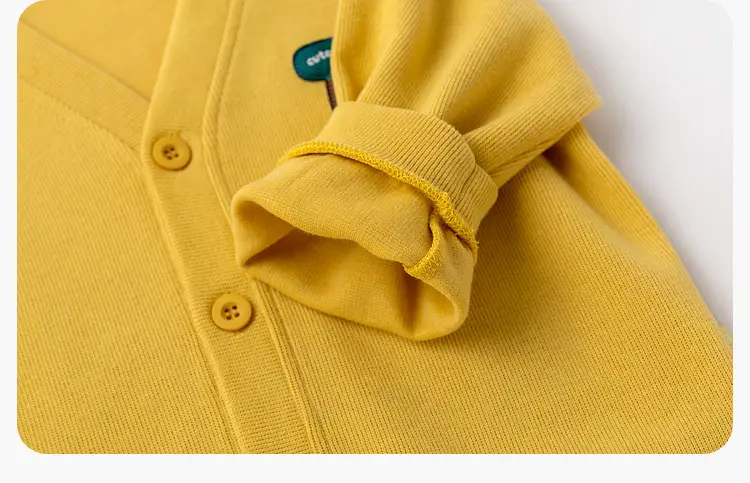 Dudu's Yellow Cardigan for Boys Spring Outfit — feature 29