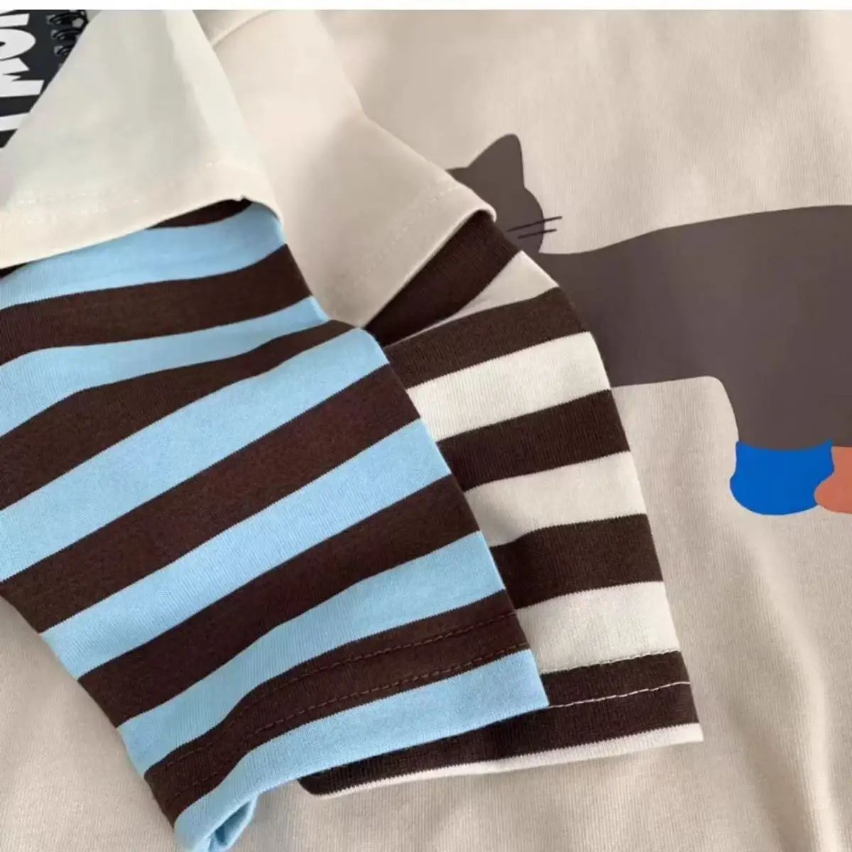 Kids Cartoon Long Sleeve T-Shirt Cream 2025 — feature 7