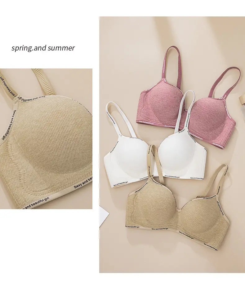 Women's Pink Anti-Sagging Underwear Small Chest — feature 16
