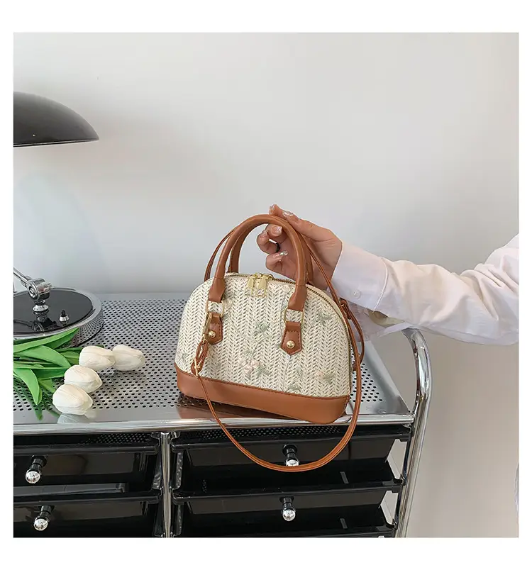 Women Textured Lace Shoulder Crossbody Bags 2025 New Style - Image 3