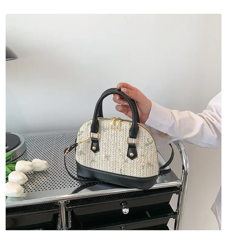 Women Textured Lace Shoulder Crossbody Bags 2025 New Style - Image 4