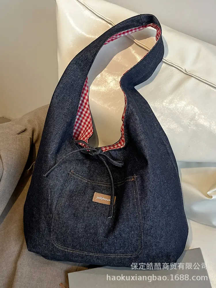 Denim Women's Large Capacity Shoulder Bag 2025