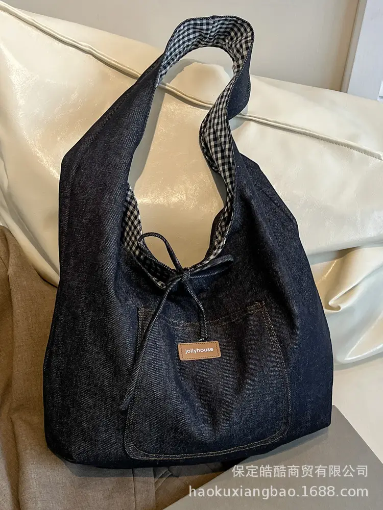 Denim Women's Large Capacity Shoulder Bag 2025