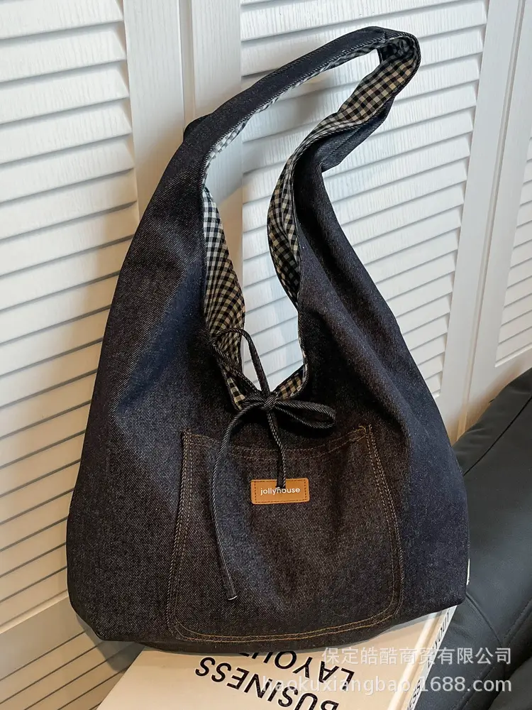 Denim Women's Large Capacity Shoulder Bag 2025
