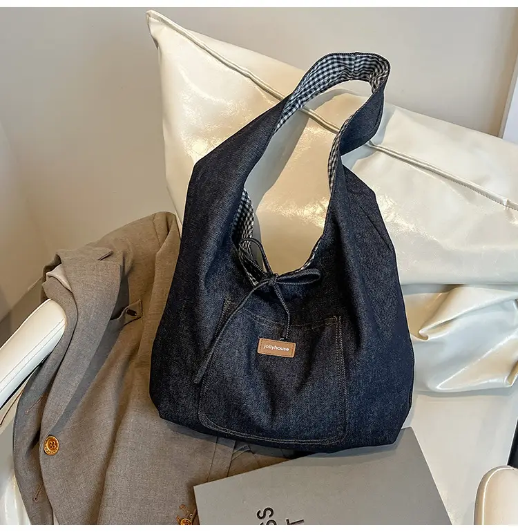 Denim Women's Large Capacity Shoulder Bag 2025 — feature 14
