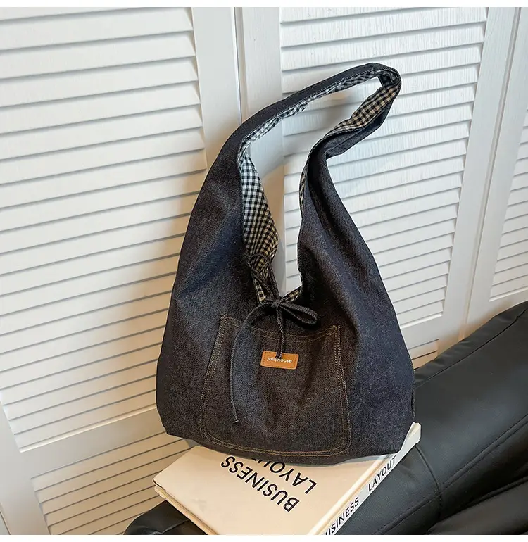Denim Women's Large Capacity Shoulder Bag 2025 — feature 15