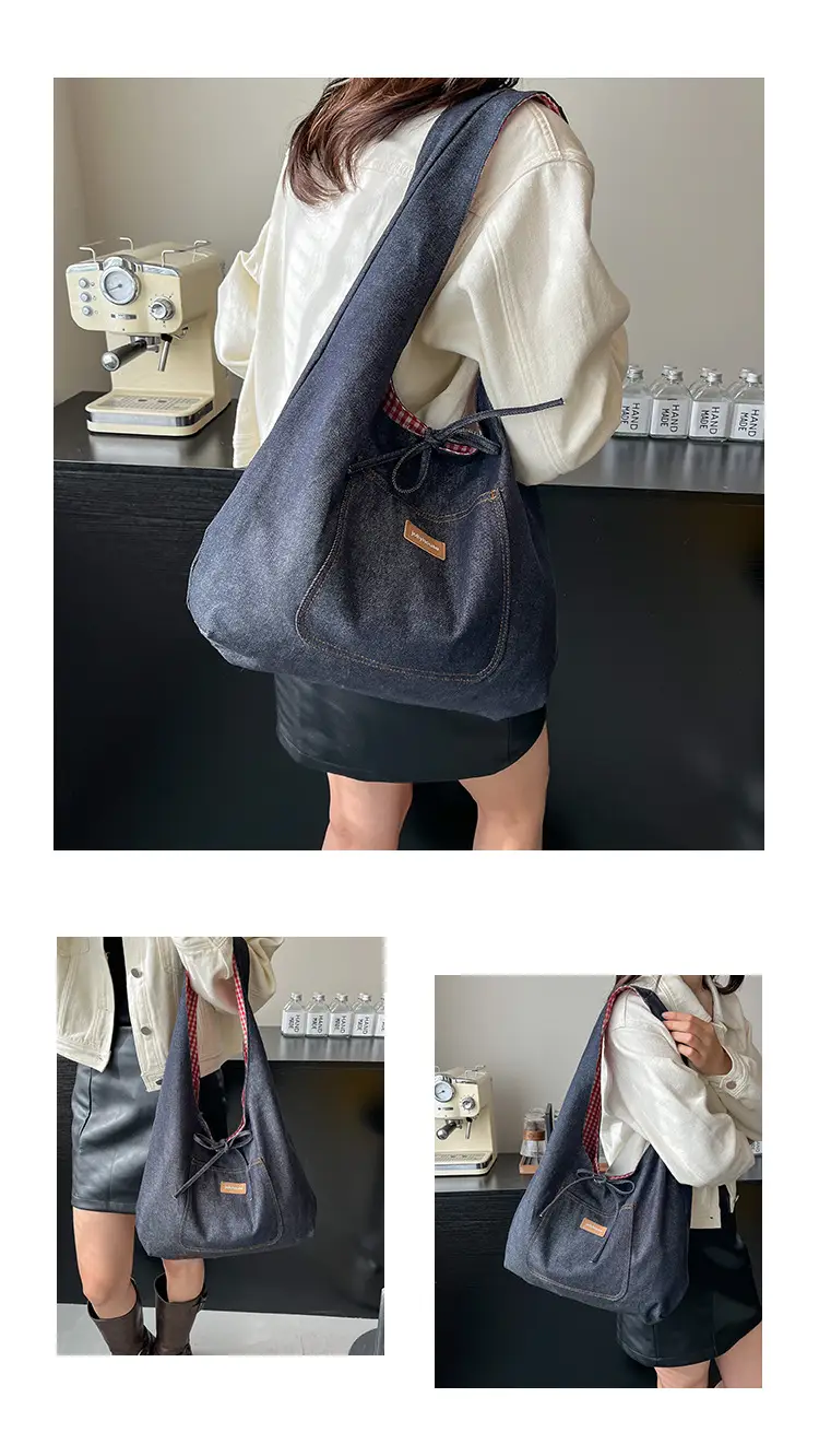 Denim Women's Large Capacity Shoulder Bag 2025 — feature 9