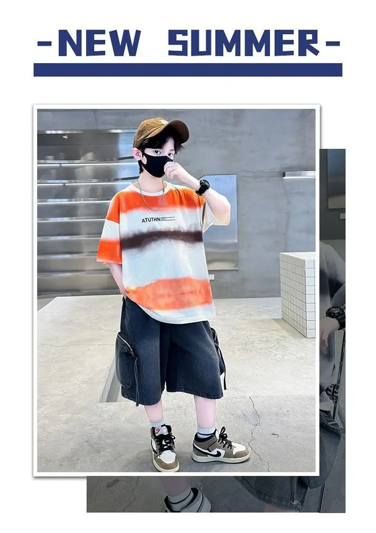 Boys Cotton Printed T-Shirt Summer Wear — feature 1