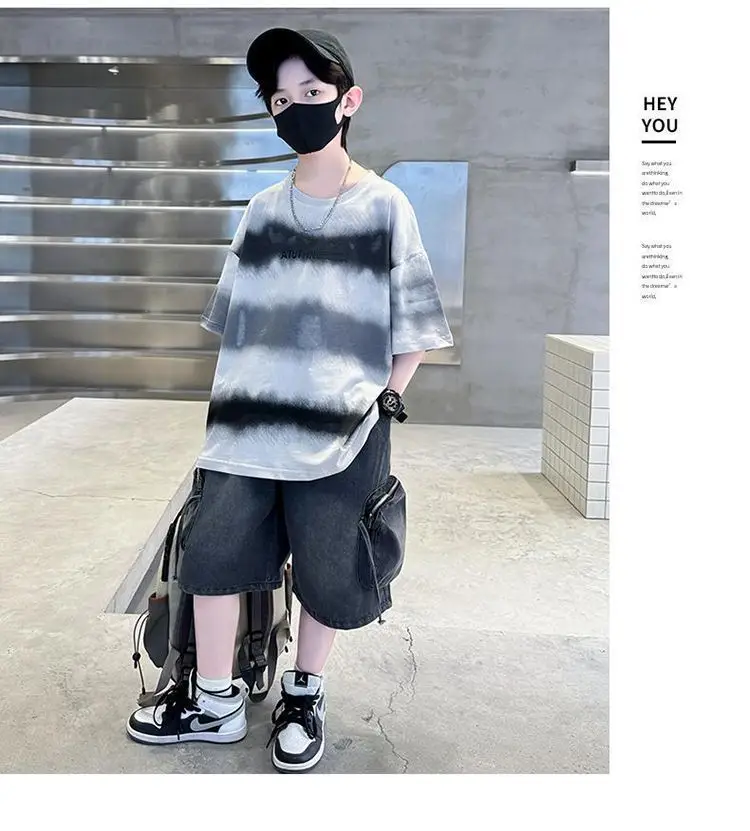 Boys Cotton Printed T-Shirt Summer Wear — feature 24