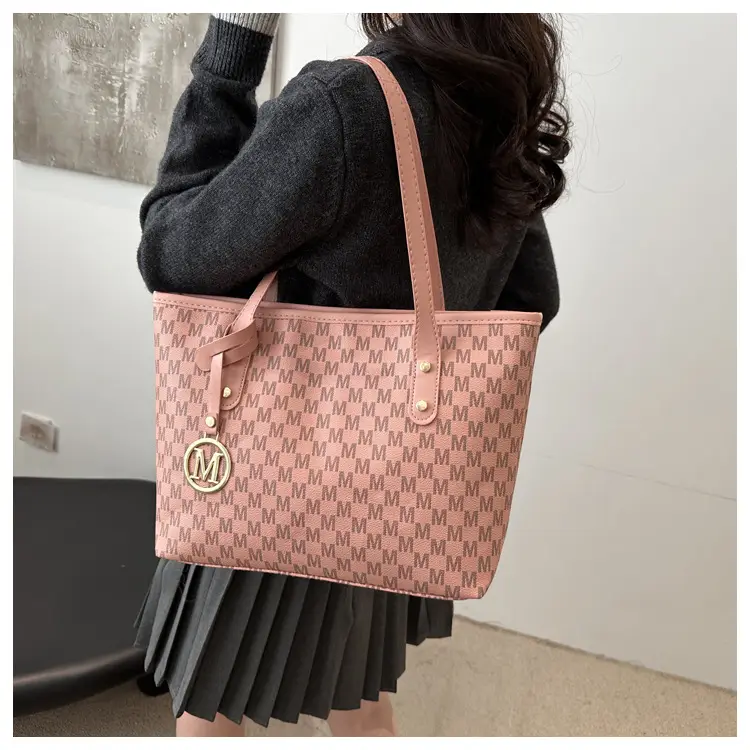 Women's Large Capacity Underarm Bag with Leather Strap — feature 23