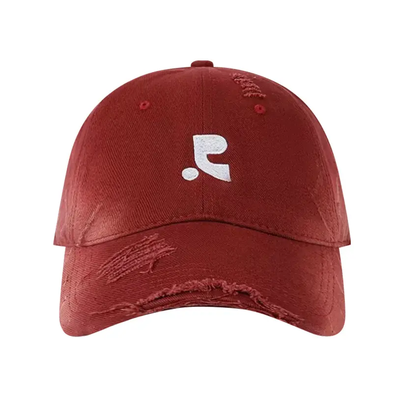 Korean Style Baseball Cap Women Red Small - Image 9