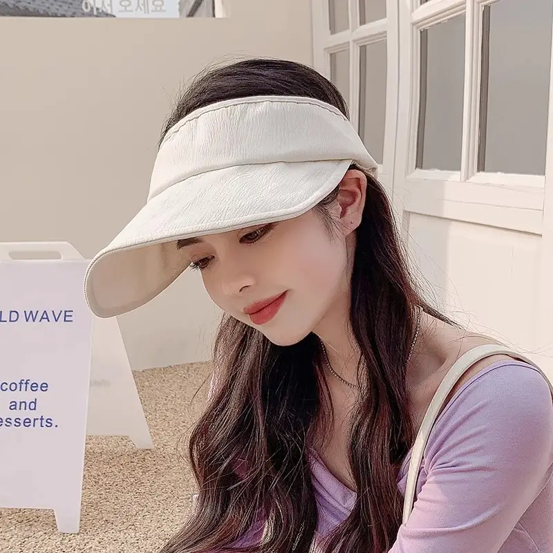 Black Foldable Sun Hat for Girls Boys Travel Sports - Image 8