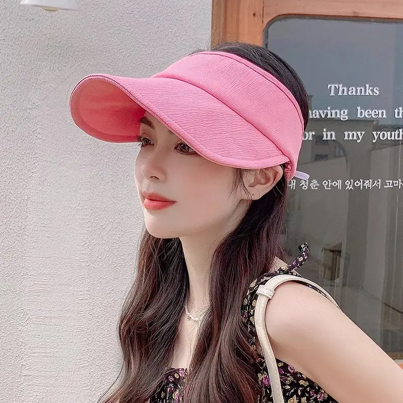 Black Foldable Sun Hat for Girls Boys Travel Sports - Image 9