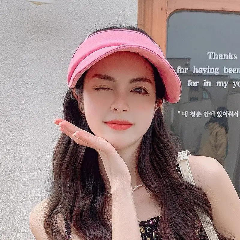 Black Foldable Sun Hat for Girls Boys Travel Sports — feature 11
