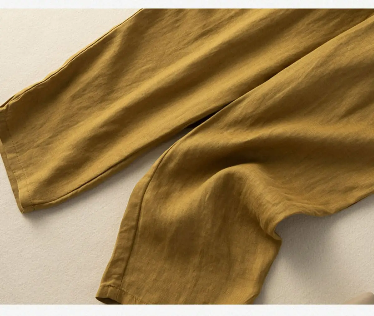 Women Cotton Linen Vintage Embroidered Carrot Pants 2025 — feature 15