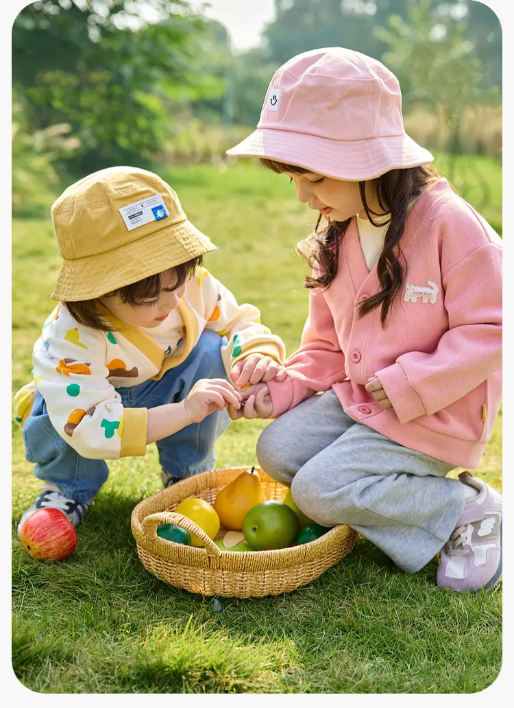Doodle Kids Strappy Cardigan & T-Shirt Set Pink Yellow — feature 15