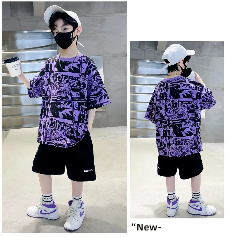 Cotton Printed T-Shirt for Boys Summer Wear — feature 10