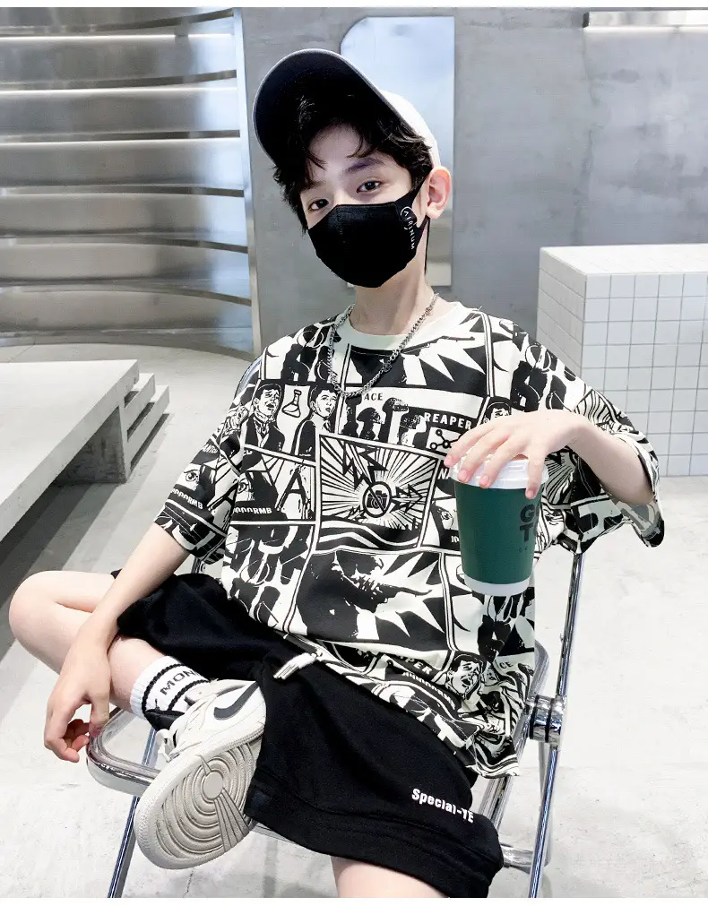 Cotton Printed T-Shirt for Boys Summer Wear — feature 11