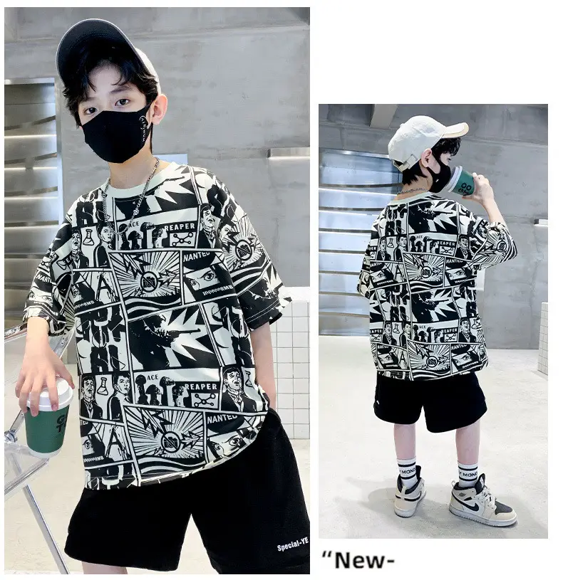 Cotton Printed T-Shirt for Boys Summer Wear — feature 15