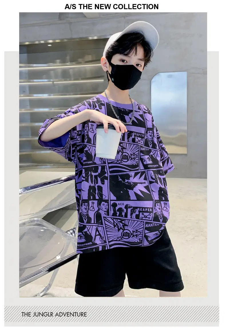 Cotton Printed T-Shirt for Boys Summer Wear — feature 7