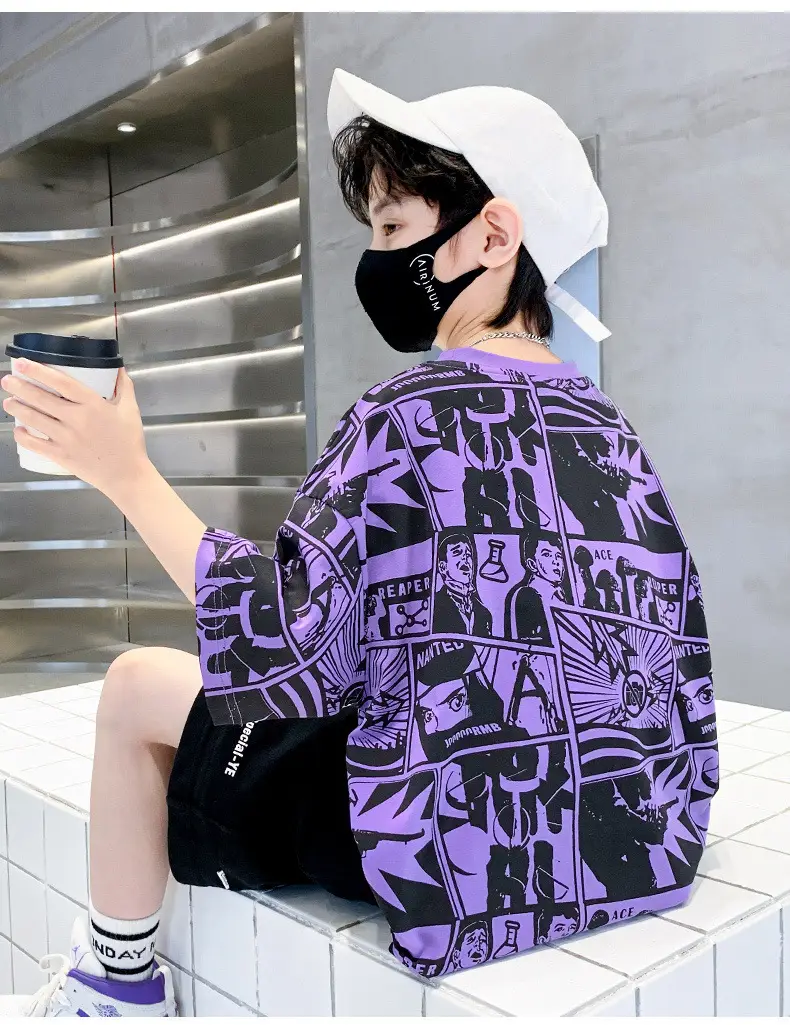 Cotton Printed T-Shirt for Boys Summer Wear — feature 8