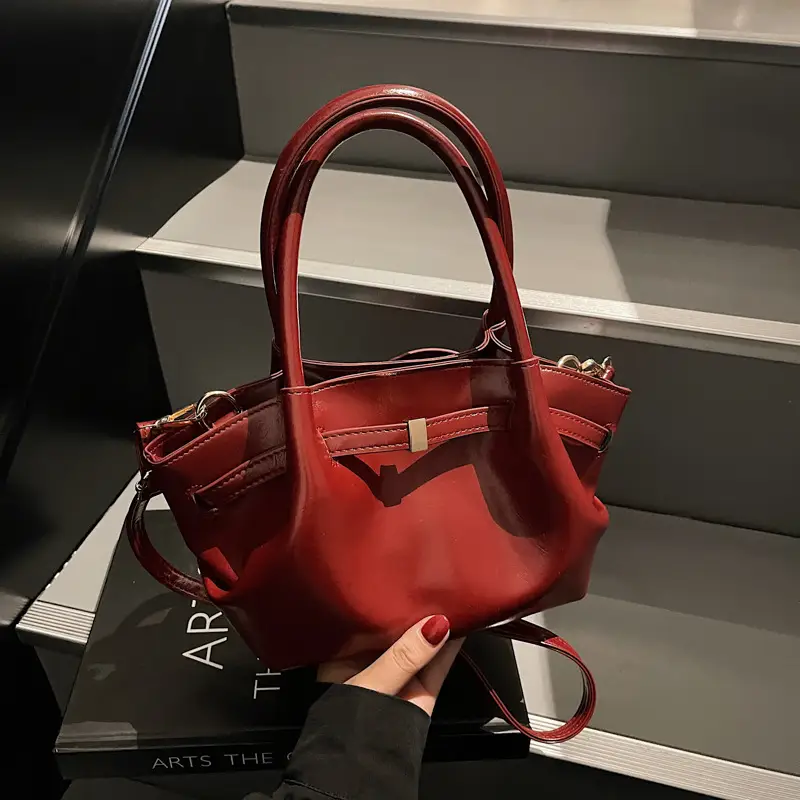 2025 Spring New High-end Handheld Fashion Bucket Bag - Image 9