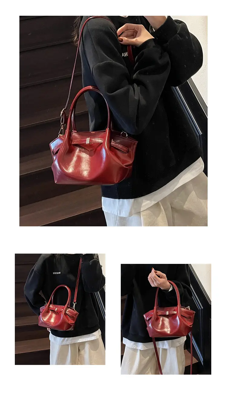 2025 Spring New High-end Handheld Fashion Bucket Bag — feature 16