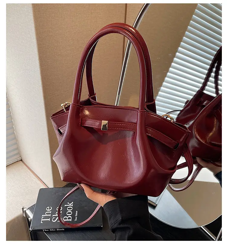 2025 Spring New High-end Handheld Fashion Bucket Bag — feature 2