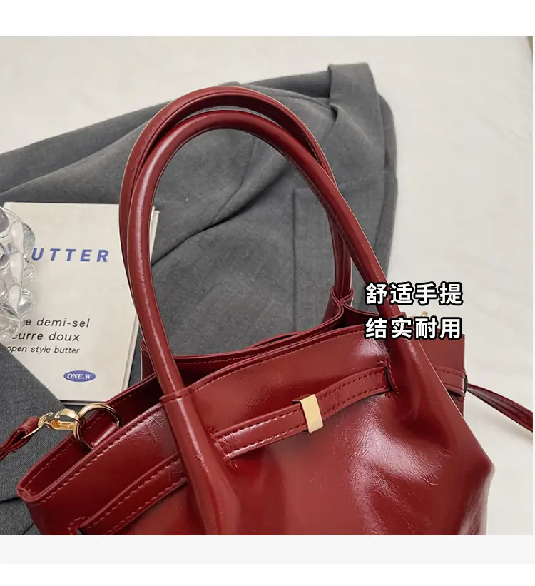 2025 Spring New High-end Handheld Fashion Bucket Bag — feature 7
