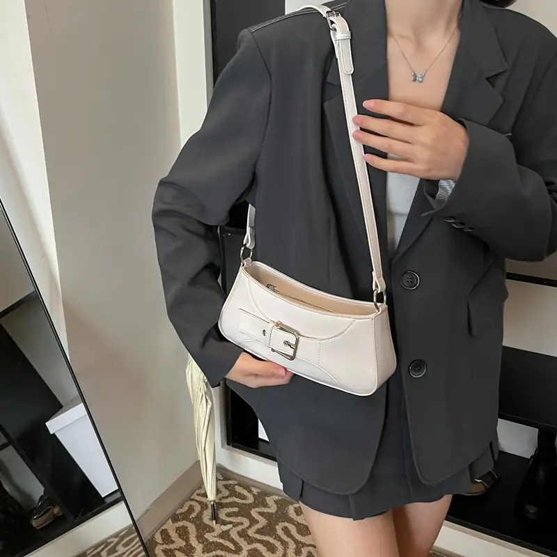 Red Leather Shoulder Messenger Bag for Women 2025 - Image 6